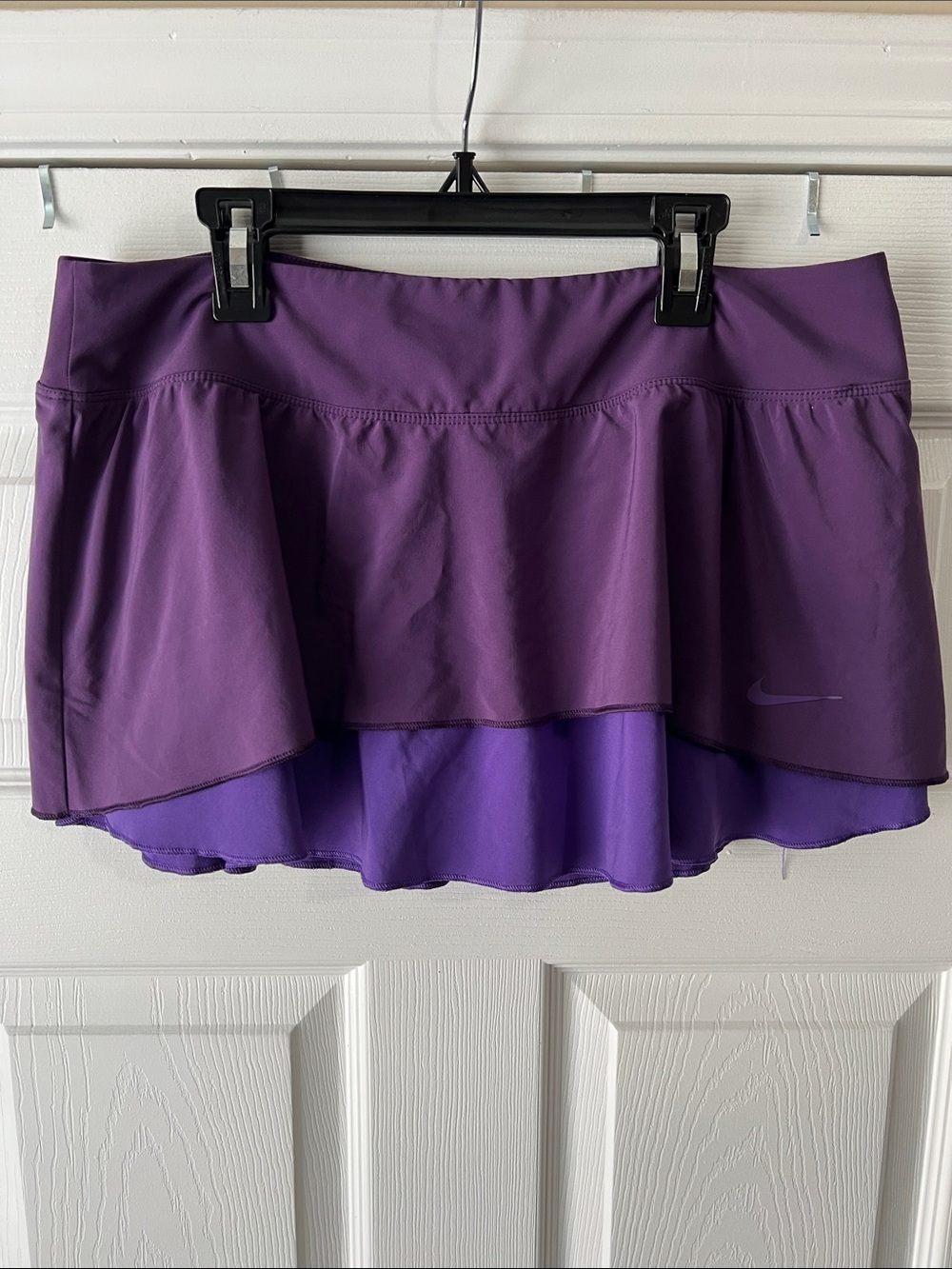 Nike Women's Purple Tiered Athletic Skort